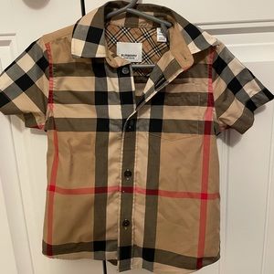 Burberry toddler boys shirt